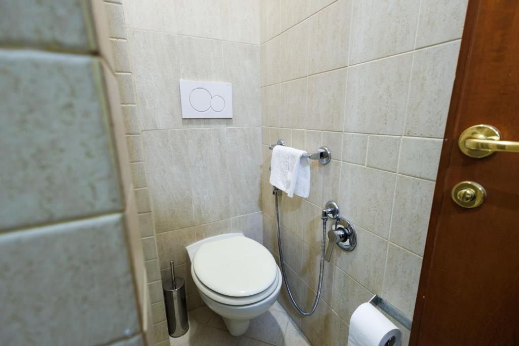 Koupelna v ubytování Hotel Terminal