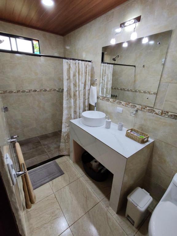Koupelna v ubytování Mi Casa Su Casa Monteverde