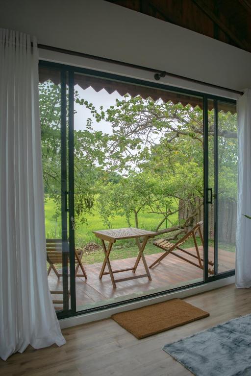 Zahrada ubytování Paarvie Sigiriya