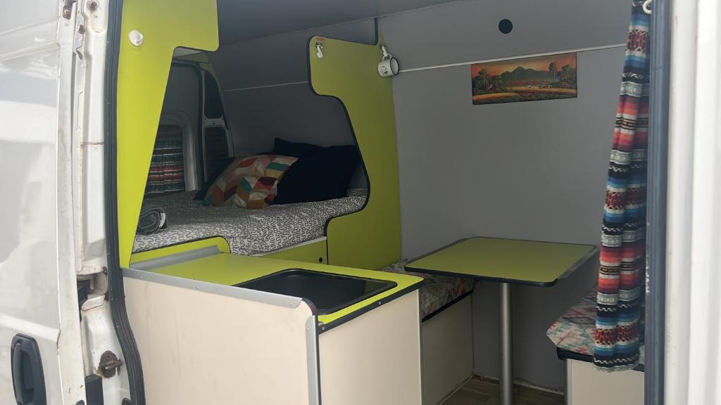 Kuchyň nebo kuchyňský kout v ubytování Camperaventura
