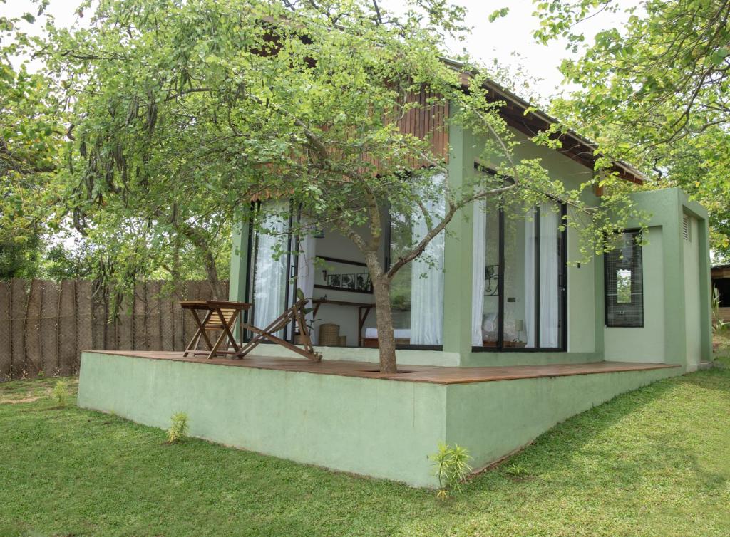 Zahrada ubytování Paarvie Sigiriya