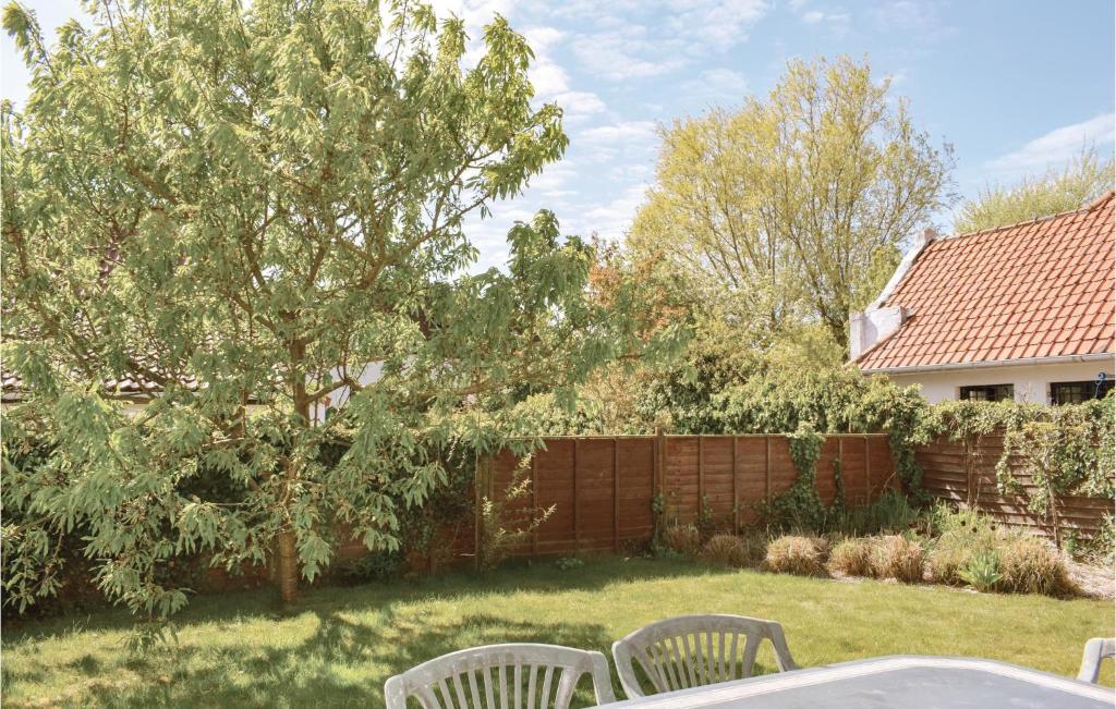 Zahrada ubytování Bredene Beach