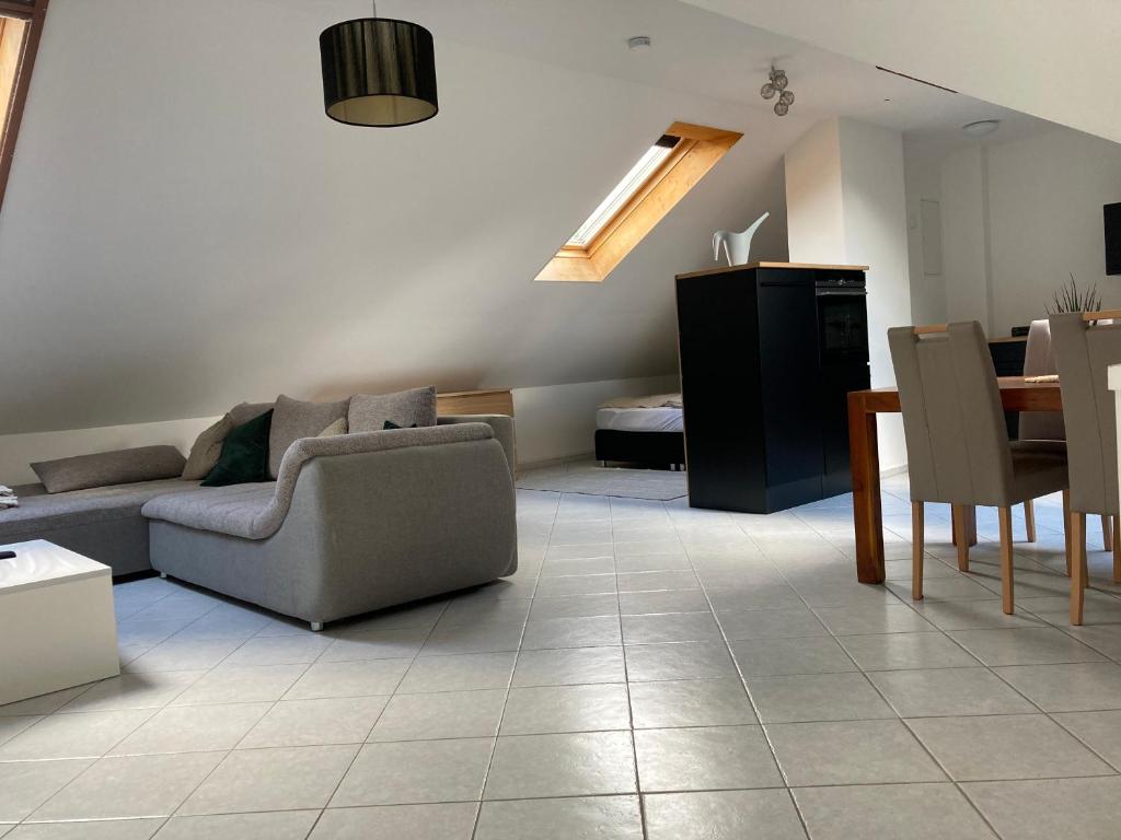 Posezení v ubytování Appartement Liebhart