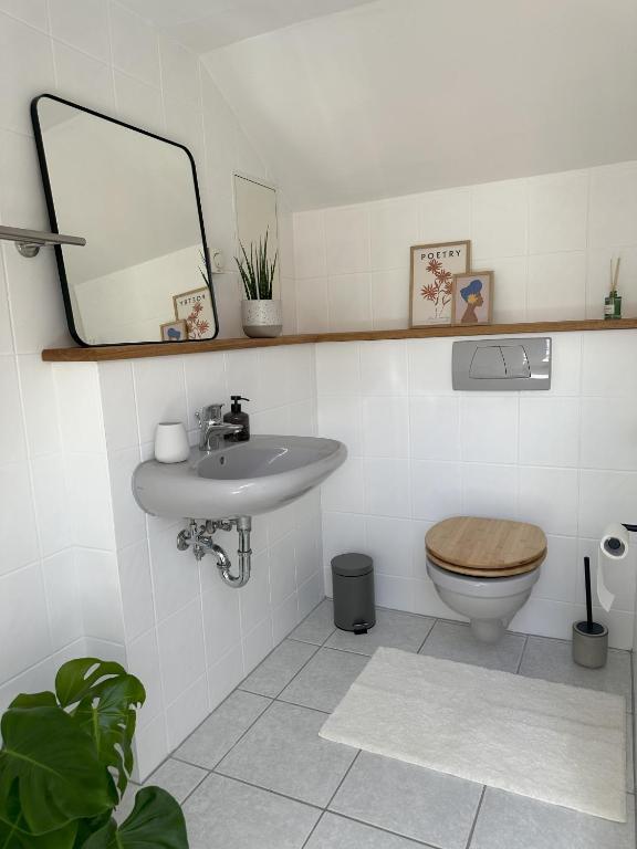 Koupelna v ubytování Appartement Liebhart