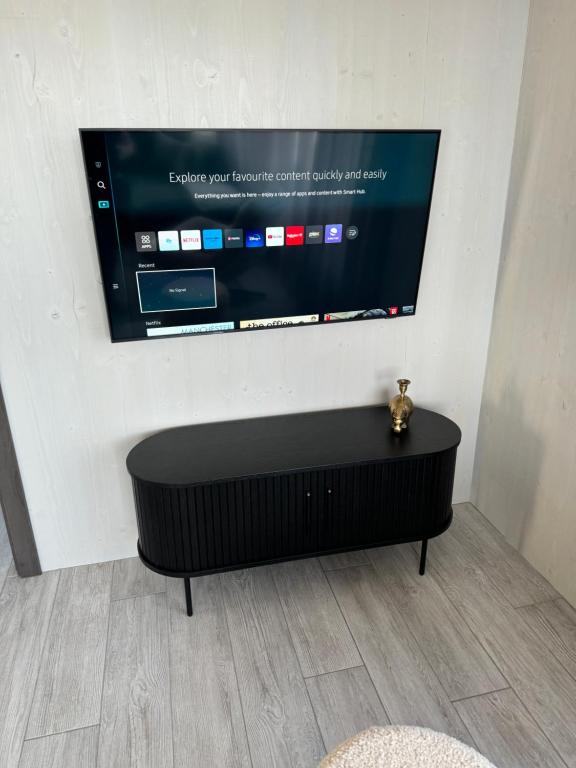 TV a/nebo společenská místnost v ubytování Day Dream Hyrnuland