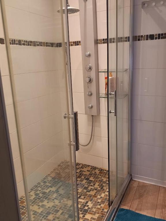 Koupelna v ubytování Chambre d'hote la passerelle