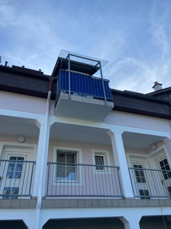 Balkón nebo terasa v ubytování Stubalm Appartements in der Lipizzanerheimat