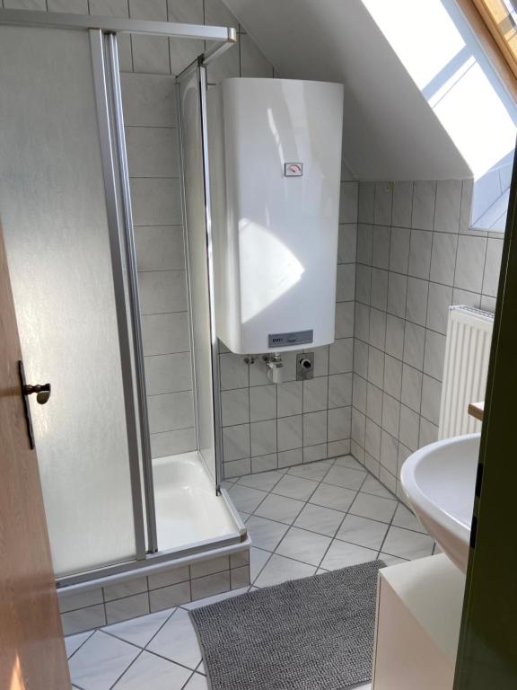Koupelna v ubytování Stubalm Appartements in der Lipizzanerheimat
