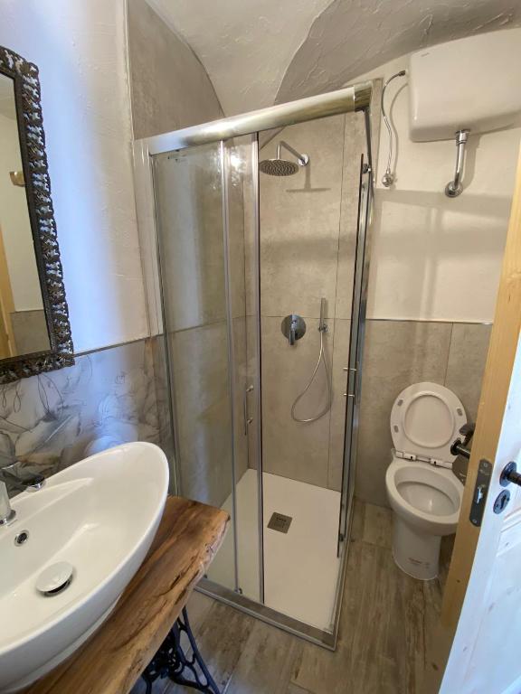 Kúpeľňa v ubytovaní Agriturismo La Cascina dei Chicchi