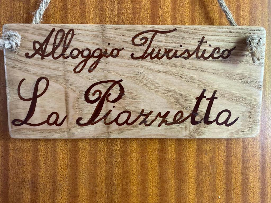 Certyfikat, podpis lub inny dokument wystawiony w obiekcie Alloggio turistico "La Piazzetta"