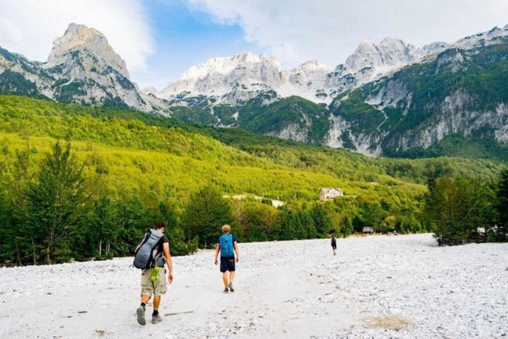 Paisaje cerca de este albergue