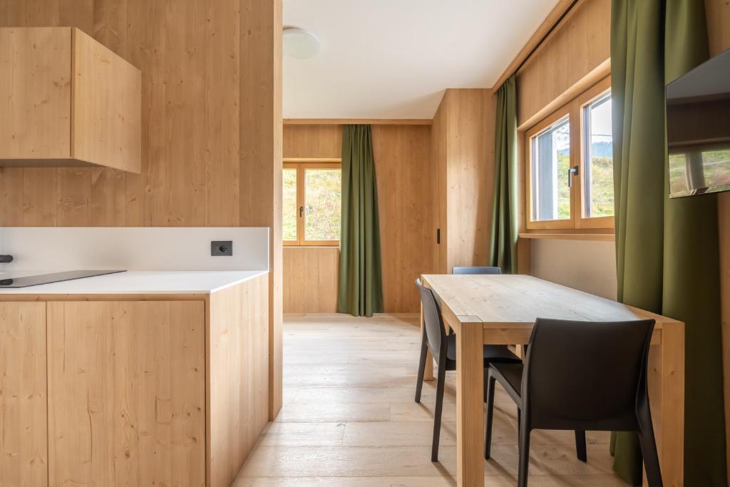 Kuchyň nebo kuchyňský kout v ubytování aMa Dolomiti