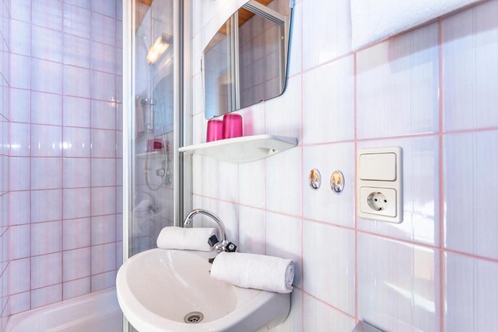 Koupelna v ubytování Ferienhaus Berger