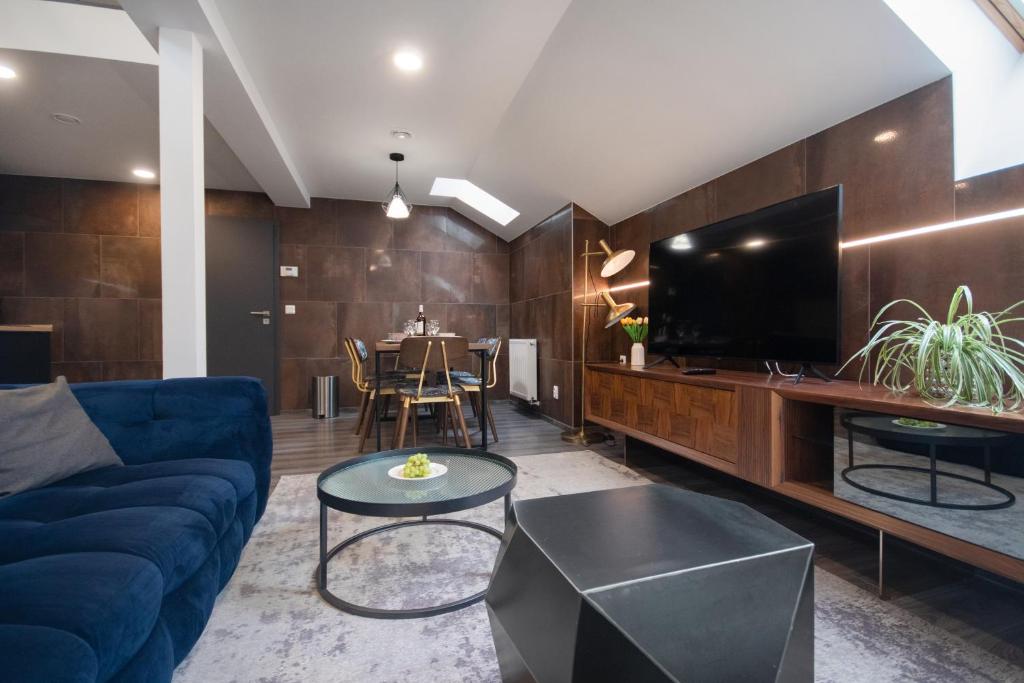 TV a/nebo společenská místnost v ubytování CORU House