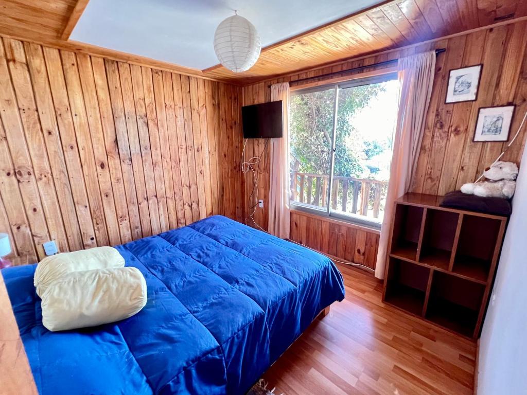 Postel nebo postele na pokoji v ubytování Cabañas DeMAICO