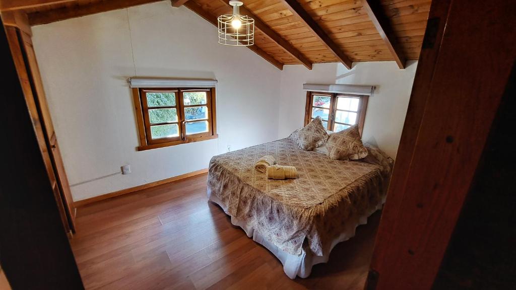 Postel nebo postele na pokoji v ubytování Los Frutales