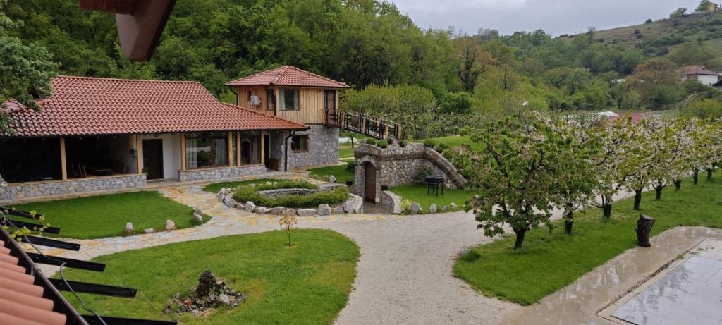 Zahrada ubytování Chateau Orman