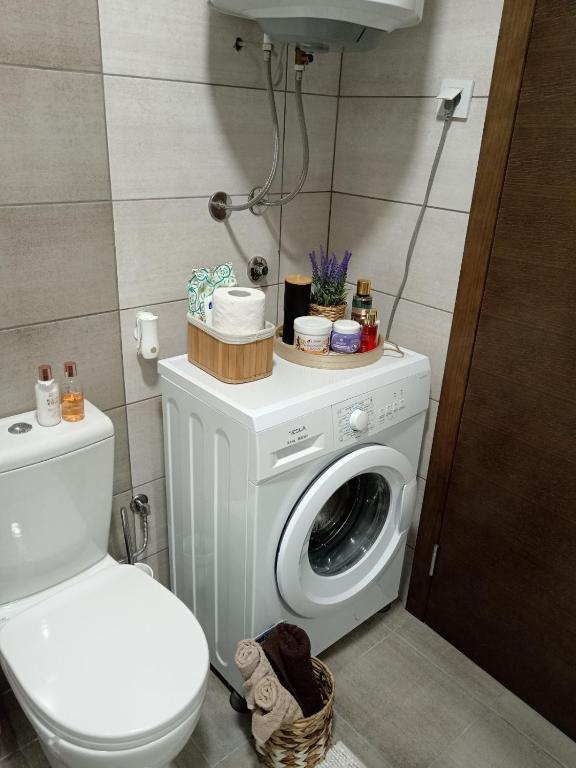 Koupelna v ubytování Apartman Mijatovic
