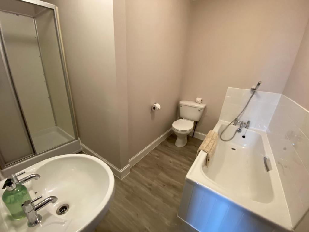 Koupelna v ubytování Bunessan Inn