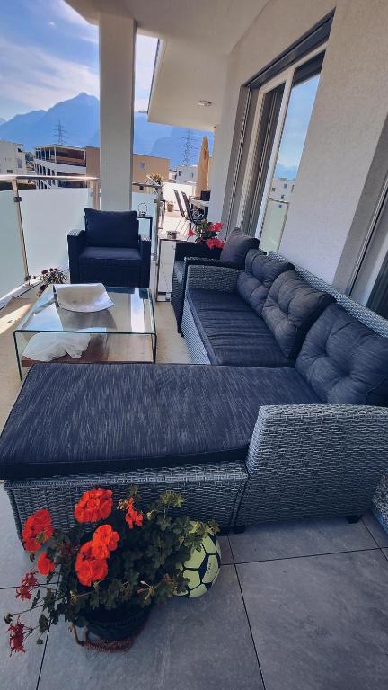 Posezení v ubytování Stand-in Appartement
