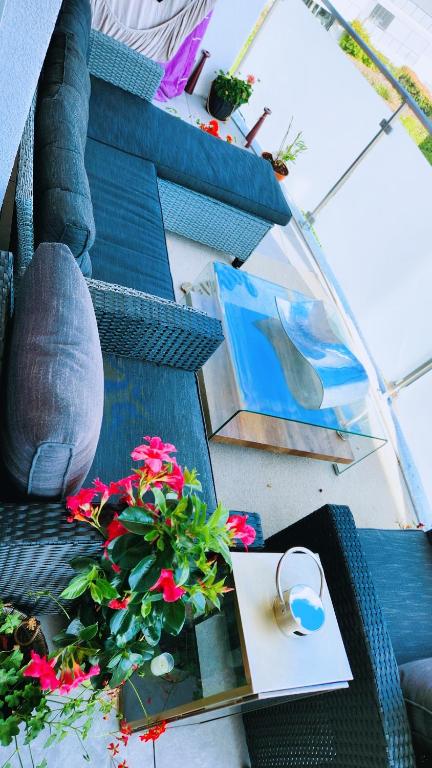 Posezení v ubytování Stand-in Appartement