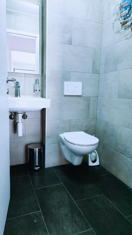 Koupelna v ubytování Stand-in Appartement