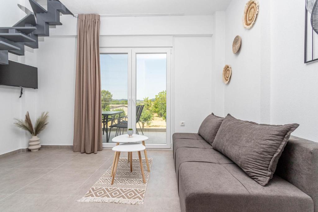 Et opholdsområde på Viento Suites Possidi