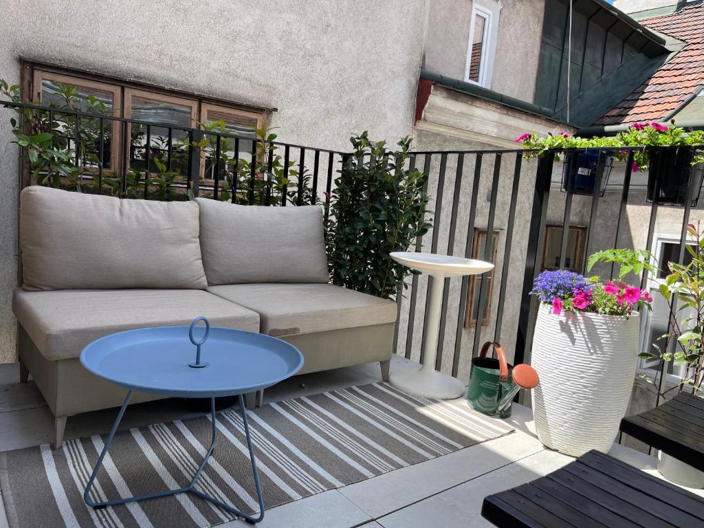 Balkón nebo terasa v ubytování Luxury Stay Vienna