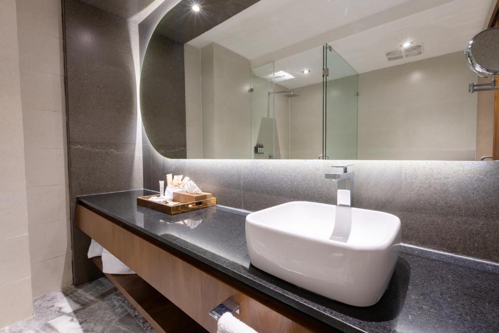 Koupelna v ubytování Hotel Noite Business Class