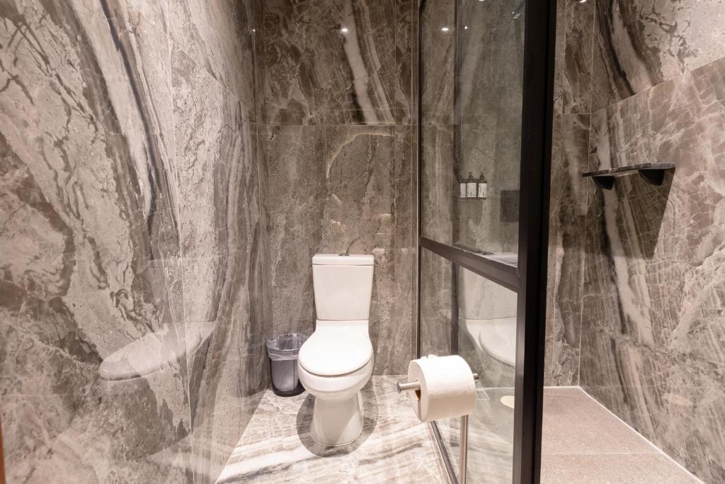 Koupelna v ubytování Hotel Noite Business Class