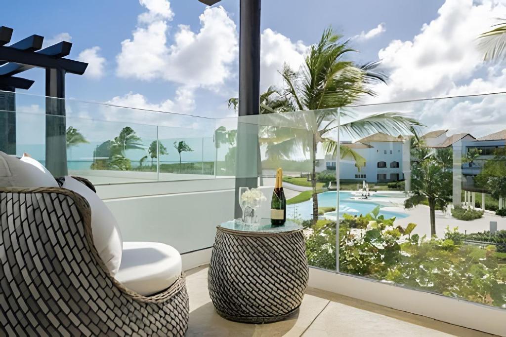 Piscina a Punta Palmera Beach Front and pool views Cap Cana o a prop