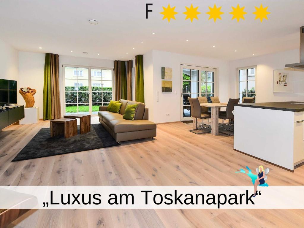Gambar di galeri bagi Ferienwohnung Luxus am Toskanapark - Luxus-Ferienwohnung, seenah und exklusiv di Lindau
