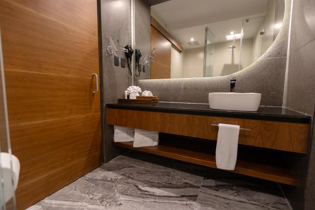 Koupelna v ubytování Hotel Noite Business Class