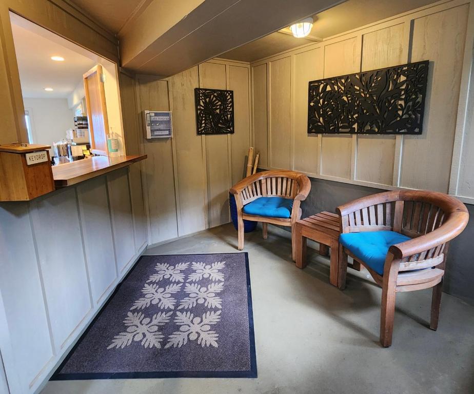 Posezení v ubytování Hana Kai Maui - #101 Kaʻuiki premium oceanview 1 BR