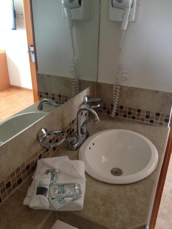 Koupelna v ubytování Hotel Dajana Boulevard