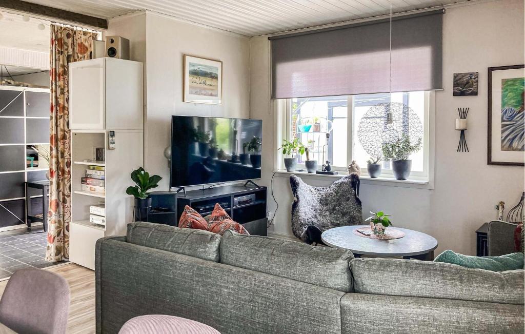 TV a/nebo společenská místnost v ubytování Cozy Home In Borgholm With Wifi