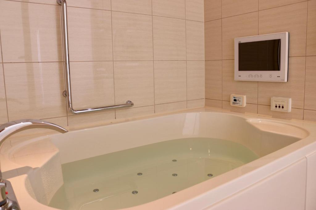 Koupelna v ubytování BREATH HOTEL
