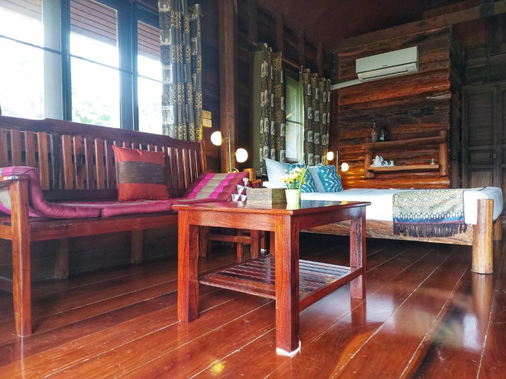 Posezení v ubytování Mekong Villas