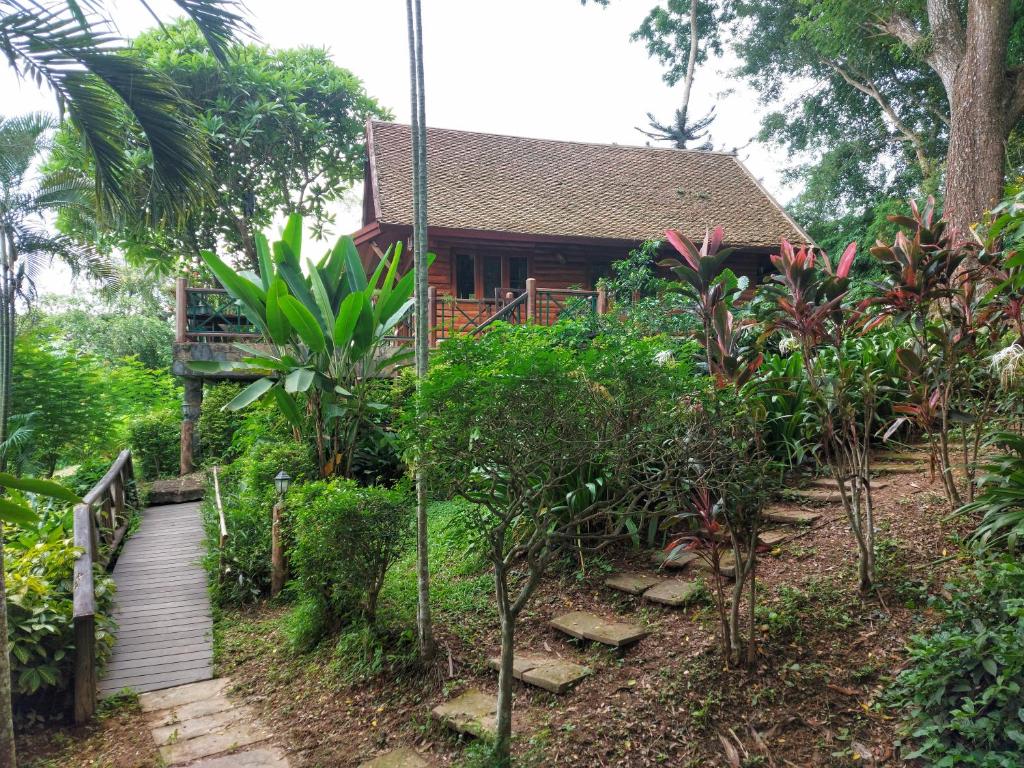 Zahrada ubytování Mekong Villas