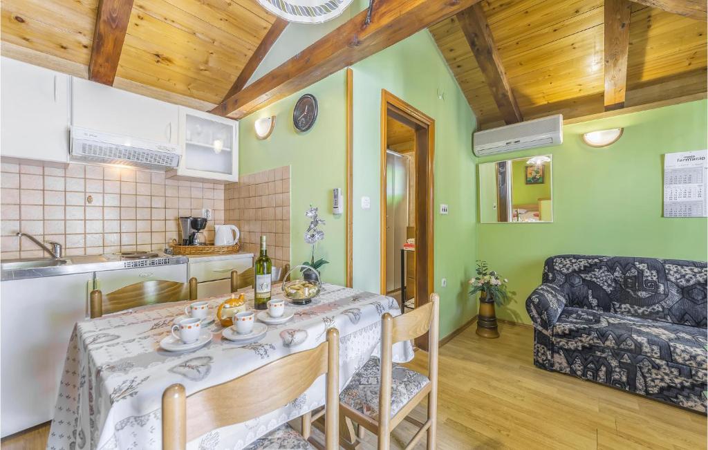 Kuchyň nebo kuchyňský kout v ubytování Lovely Home In Kanfanar With Kitchen