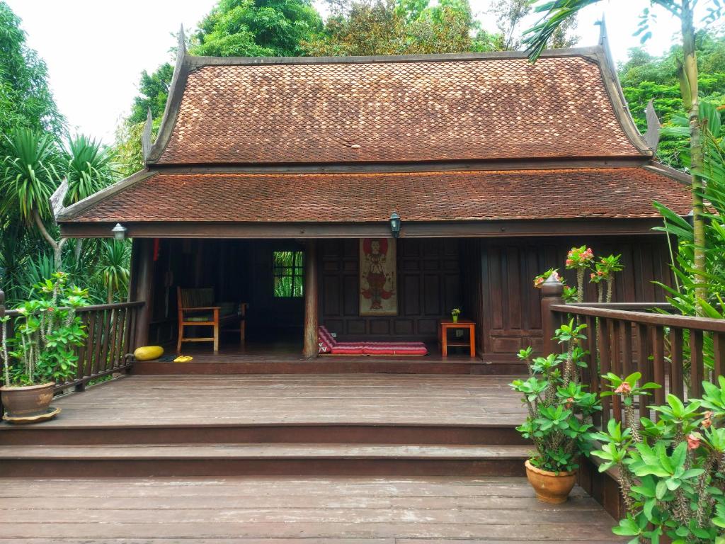 Zahrada ubytování Mekong Villas