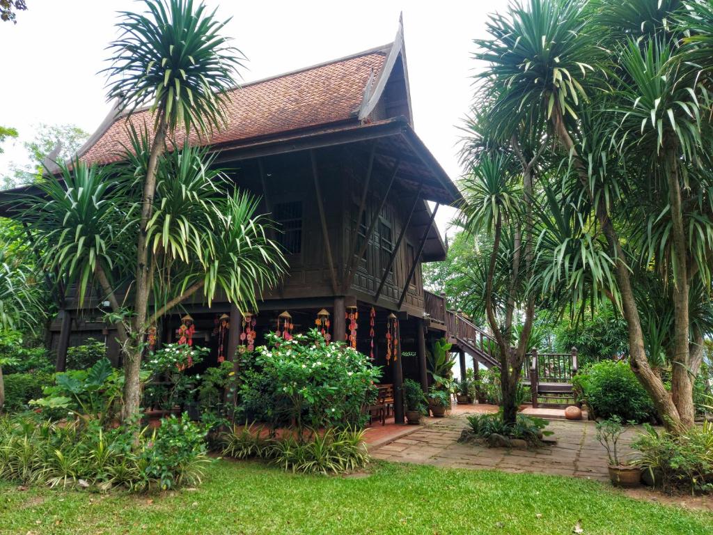 Zahrada ubytování Mekong Villas