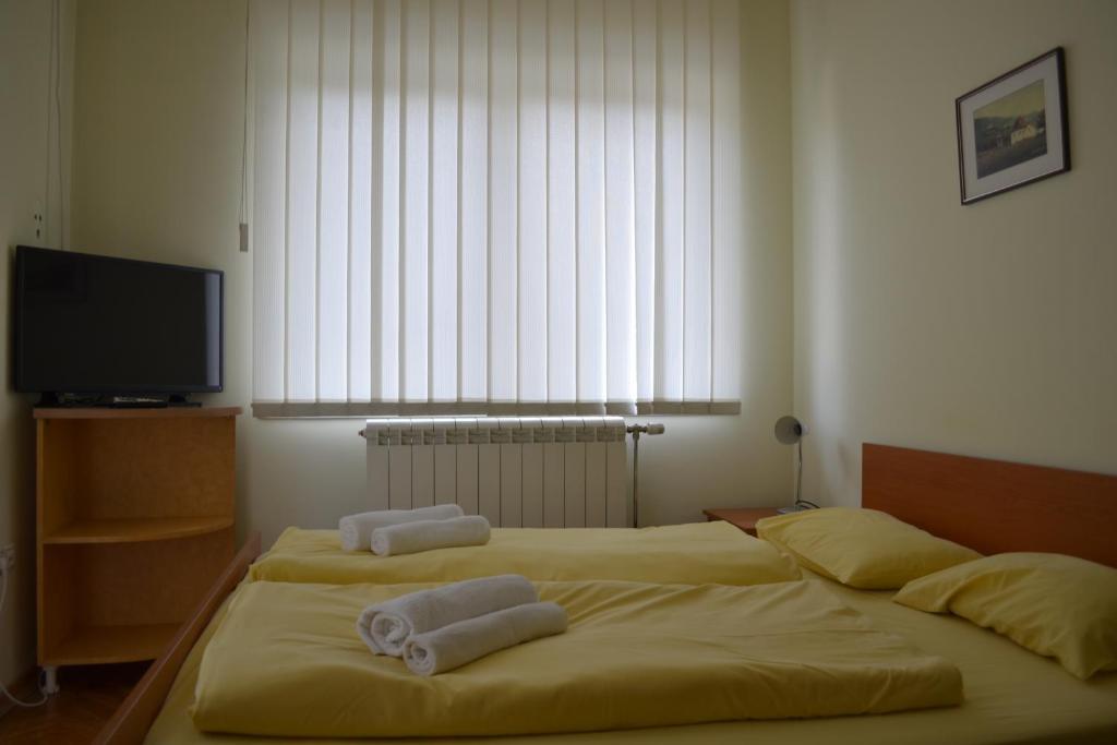 Postel nebo postele na pokoji v ubytování Apartments Tanja