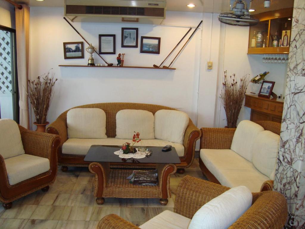 Posezení v ubytování A&B Hotel