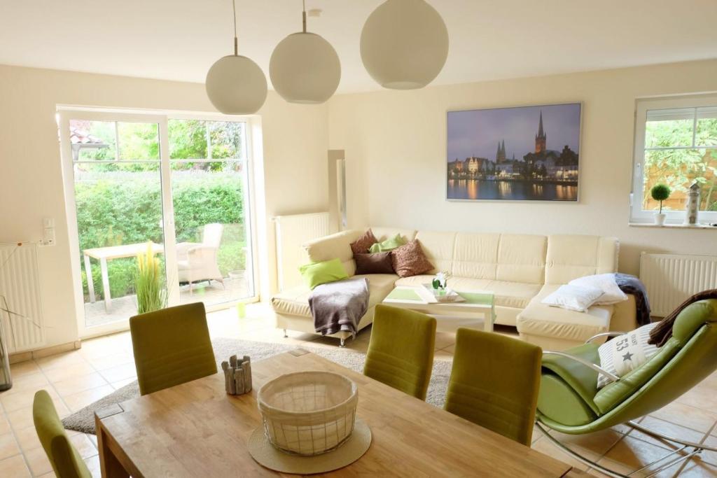 Posezení v ubytování Ferienhaus Robert