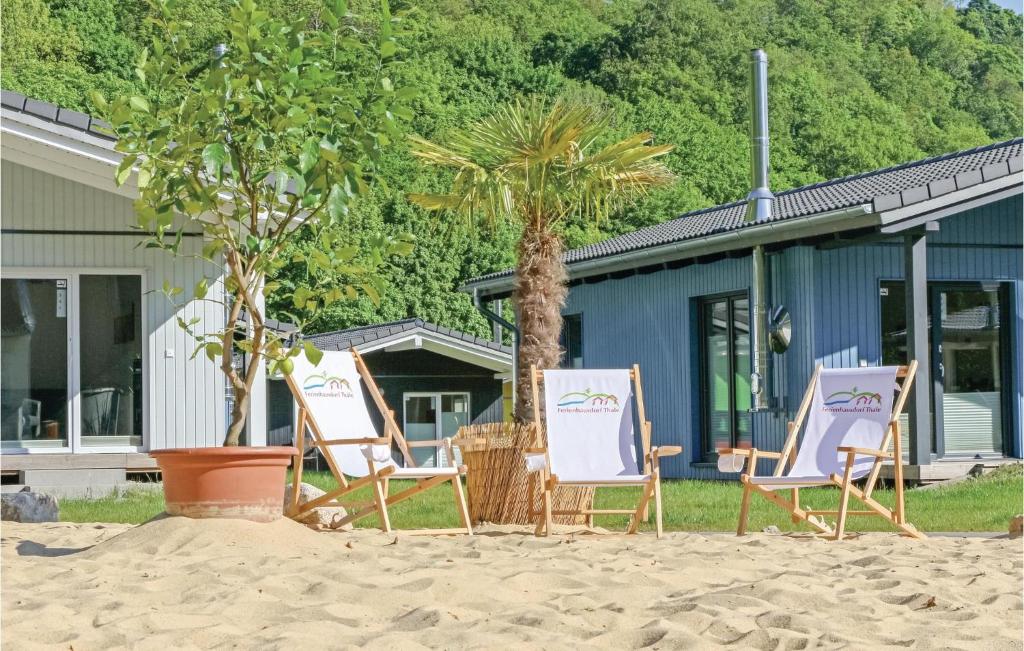 Zahrada ubytování Ferienhausdorf Thale