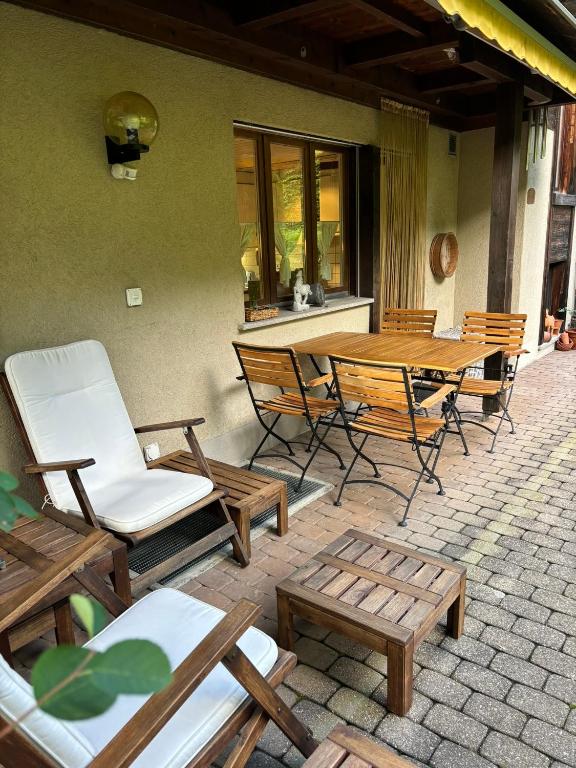 Posezení v ubytování Lake Park Apartment