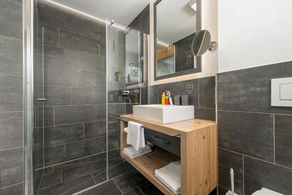 Koupelna v ubytování AvenidA Panorama Suites