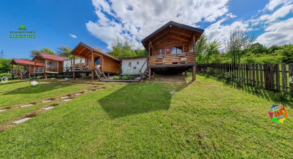 Zahrada ubytování Bosnian Pyramid Glamping
