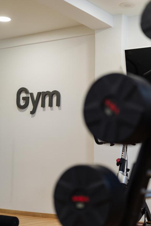 Fitness centrum a/nebo fitness zařízení v ubytování Strogili Hotel - Adults Only